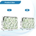 thumbnail image 4 of FORMRS 13-13.3 inch Laptop Sleeve Case Soft Carrying Quilted Computer Bag Cover, Green Leafy Pattern, 4 of 7