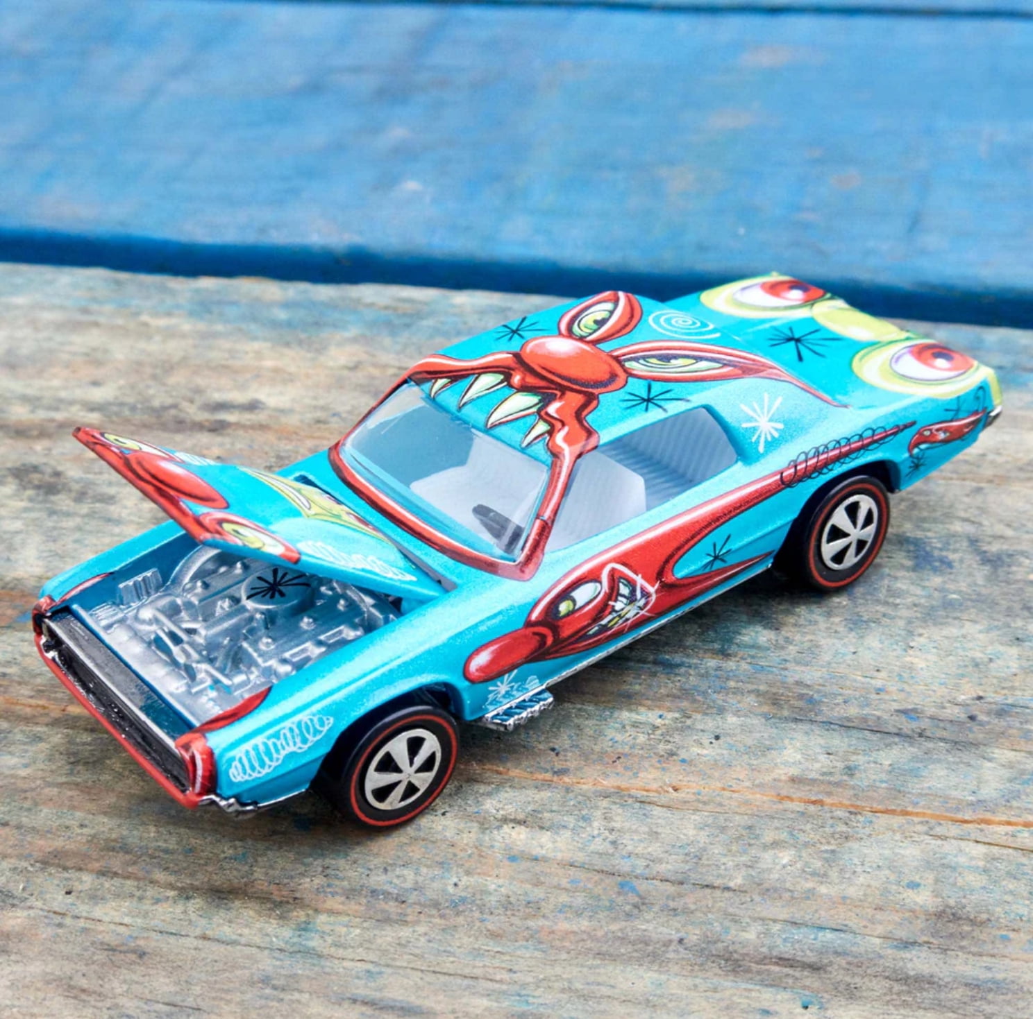 Hot Wheels x Kenny Scharf Custom T-Bird - Walmart.com