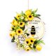 thumbnail image 1 of de girasoles artificiales para puerta delantera, floral, con hojas , ventana de , decoración de fondo para interiores y Macarena Corona de Girasoles, 1 of 7