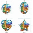 thumbnail image 5 of Alpaca Stained Glass Ornaments, Alpaca Ornament,Alpaca Christmas Tree Ornament, Alpaca Xmas Decorations e5g8yZ, 5 of 5