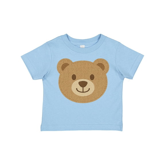 Inktastic Cute Teddy Bear Face for Kids Boys or Girls Toddler T-Shirt
