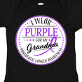 thumbnail image 4 of Inktastic I Wear Purple for My Grandma Pancreatic Cancer Awareness Boys or Girls Baby Bodysuit, 4 of 5