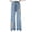 Blue, variant on MuZeFu Girls Clothes Clearance under $ 10 Jeans for Girls Size 10 Long Pants for Girls 10 Children Girls Jeans Long Pants Children Loose Pants Straight Leg Pants Wide Leg Pants Casual Outerwear Pants