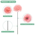 thumbnail image 2 of Uxcell Flores de Bola de Crisantemo Artificial, Ramos de Seda de Hortensia Falsos para el Hogar/Boda Rosa Melocotón 30 Pack, 2 of 7