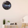 thumbnail image 4 of Reloj de pared acrílico de 12 ", números arábigos que no hacen tictac, relojes de silenciosos para , sala de , , estilo E I Soledad Reloj de pared, 4 of 8