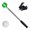 Green, variant on Stainless Steel Telescopic Ball Pickers Training Tool Portable Golf Ball Grabbers Pick Up Grabbers for Golfers Enduring