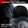 thumbnail image 4 of Krator 15" Blackout Replacement Motorcycle Windshield, Motorcycle Windscreen, Chip-Resistant Fairing Windshield For Krator Windshield Headlight Fairing Kit, 4 of 9