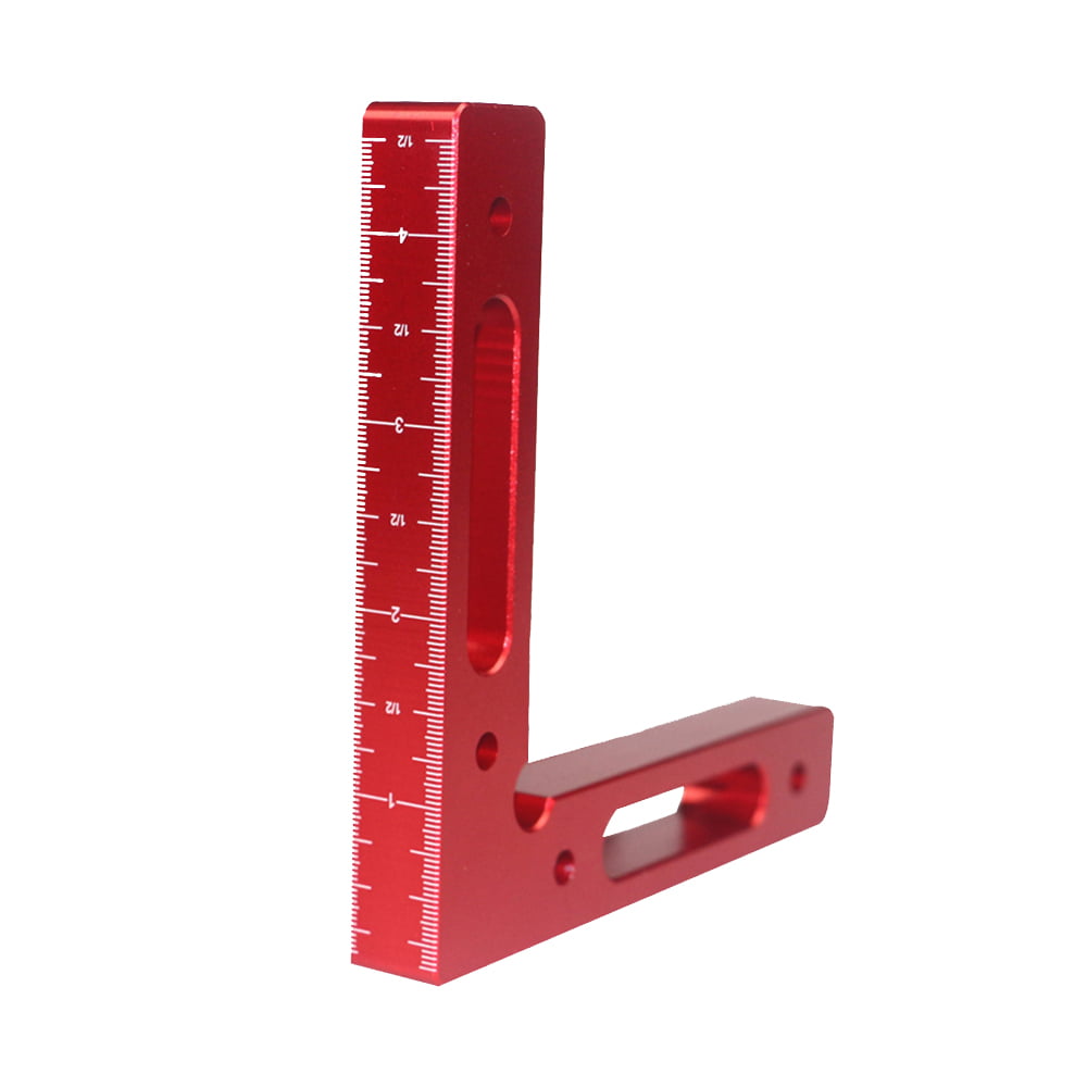 90 Degree Angle Ruler Aluminum Alloy Woodworking Right Angle Positioning Squares 