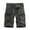 Olive Green, variant on Lovskoo 2024 Mens Cargo Shorts Summer Casual Solid Color Outdoors Pocket Beach Work Shorts Pants Khaki 2XL