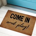 thumbnail image 7 of Funny Door Mats Outside Fun Slogan Mat Come in And Play Front Door Mat Indoor Entrance House Warming Gift 16x24IN Summer Door Mats Coir Door Mat for Outside Patio Floor Entry Porch Garage Office, 7 of 7