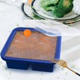 thumbnail image 3 of Cup Silicone Freezer Tray with Lid Make Perfect Cup Portions Easy Release Molds for Food Storage & Freeze Soup Broth Stew or Sauce, 3 of 7