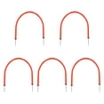 thumbnail image 3 of 5x Arcos de entrenamiento de fútbol Accesorio de pases para entrenamiento de fútbol Ejercicio ligero de juego de pies y patadas Práctica de baloncesto Clavija de tierra naranja, 3 of 8