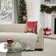 thumbnail image 3 of Peanuts 18" Square Fabric Light-up Peace Love Joy Throw Pillow in Red, 3 of 4