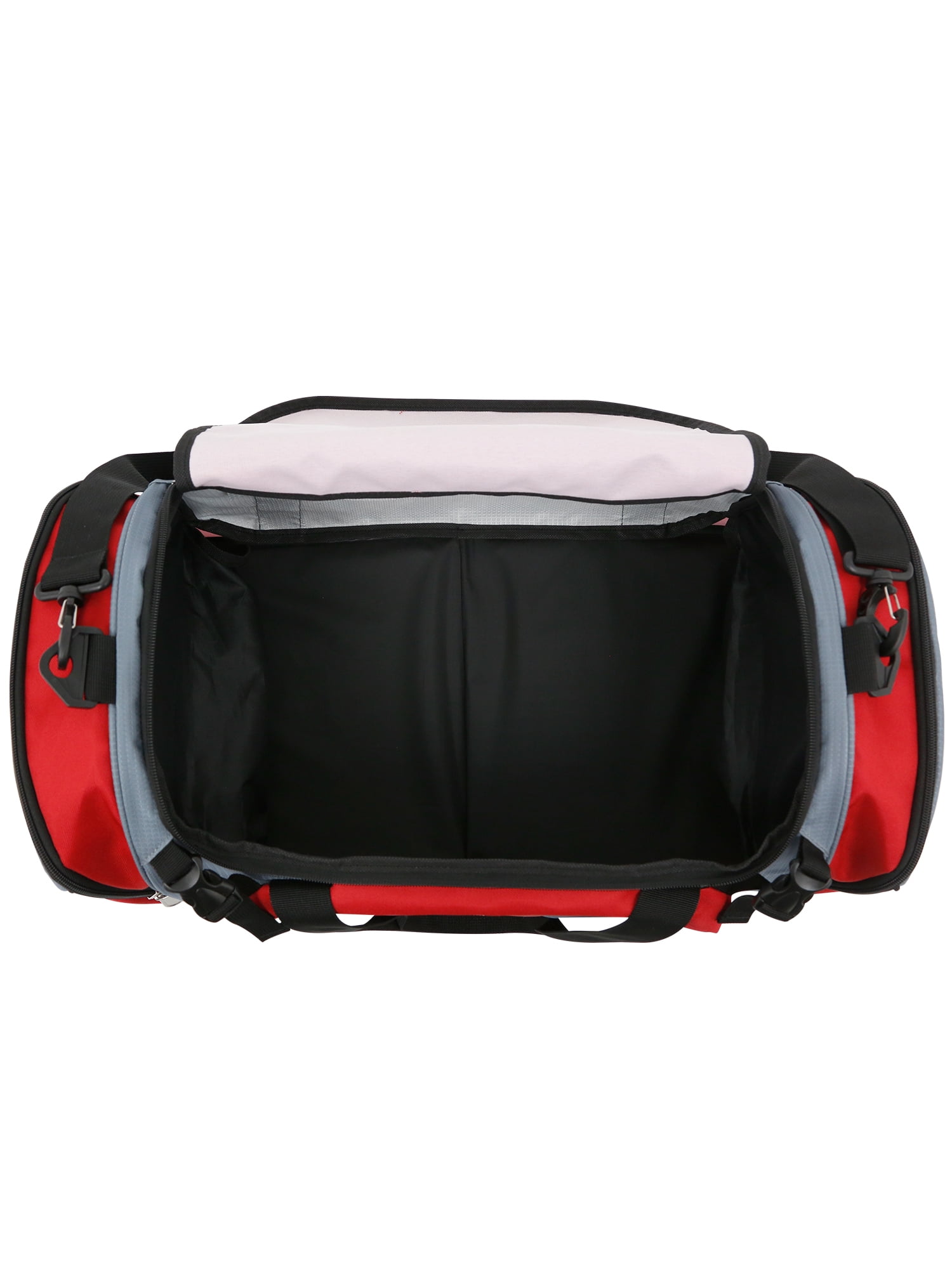 Protege 22" Travel and Sports Duffel Bag with Packing Cube - Red