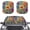 Boho Flower, variant on Bulopur Beach Palm Tree Car Windshield Sun Shade Light Blocking Sun Shade Car Windshield Easy Installation Sun Visor Protector Vehicle Exterior Accessory for Most SUVs Vans Trucks