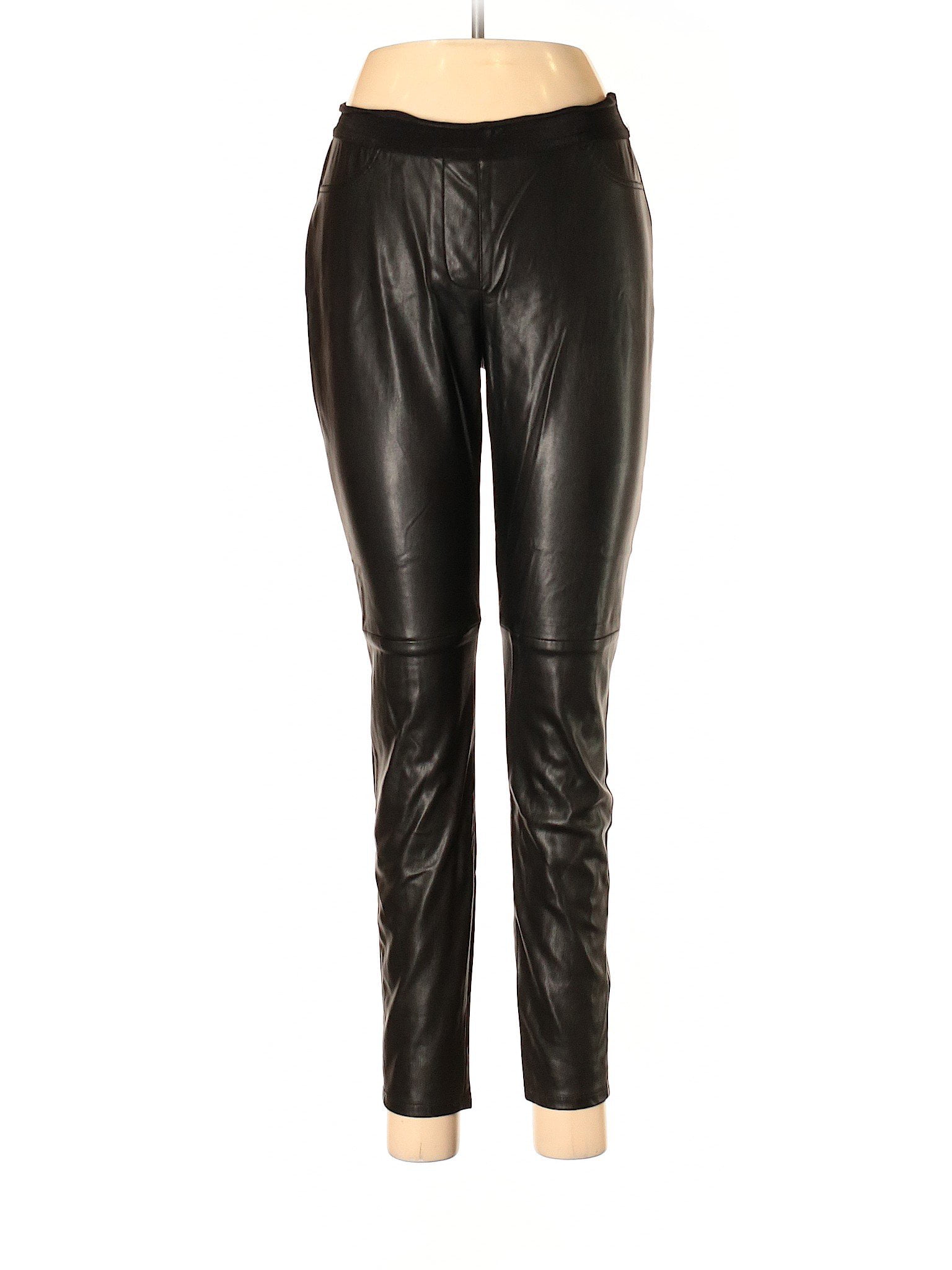 women's petite leather pants