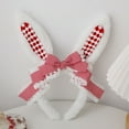 thumbnail image 3 of Maytalsory Bandeau Confortable pour Filles Collection d'Accessoires pour Cheveux Oreilles de Lapin Durables Rouge+blanc 1 Ensemble, 3 of 6