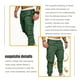 thumbnail image 3 of Pantalones cargo para hombre, pantalones de chándal a la moda para hombre, pantalones chinos informales de trabajo con cordón y 6 bolsillos, 3 of 6