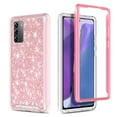 thumbnail image 2 of Nagebee Case for Samsung Galaxy Note 20 5G, Full-Body with Front PC Frame Shockproof Protective Bumper Cover, Impact Resist Durable Phone Case (Pink Glitter), 2 of 5
