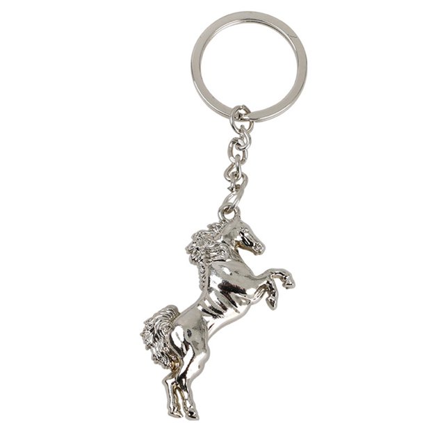 Trayknick Key Holder Easy to Carry High Hardness 5 Colors Horse Keyring Accessory for Backpack