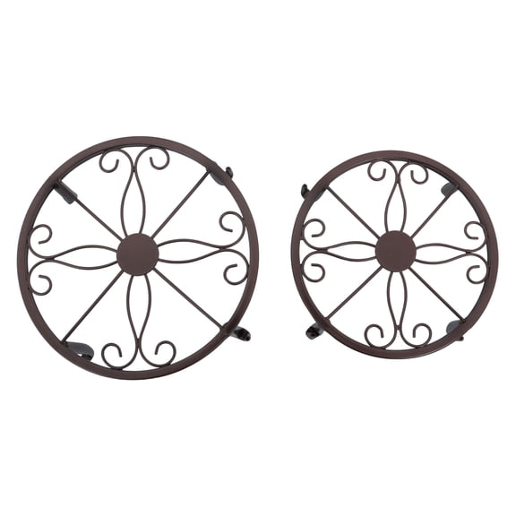 OTTULUR 5 Pack Metal Plant Stand For Outdoor Indoor Plants Heavy Duty Pot Stands