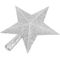 thumbnail image 3 of PENIKOKO White Plastic Star Shaped Christmas Tree Topper Set for Home Office Hotel Holiday Party Decoration, 3 of 8