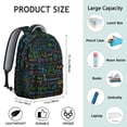 thumbnail image 2 of Scientific Formula Educational Wall Students Backpack Chemistry Physics Biology School Bag with Experiment and Laboratory Design, Durable and Comfortable, 2 of 6