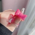thumbnail image 6 of Colorful Bow Rings Resin Rings Cute Acrylic Rings Stacking Rings Aesthetic Bowknot Finger Rings Plastic Rings, 6 of 9