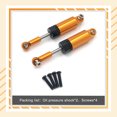thumbnail image 4 of Vogacara Amortiguador hidráulico para coche de control remoto, 2 piezas, amortiguador lleno de aceite para vehículo, actualización de reparación de Kits de construcción modelo Oro Vogacara FN012223-03B, 4 of 6