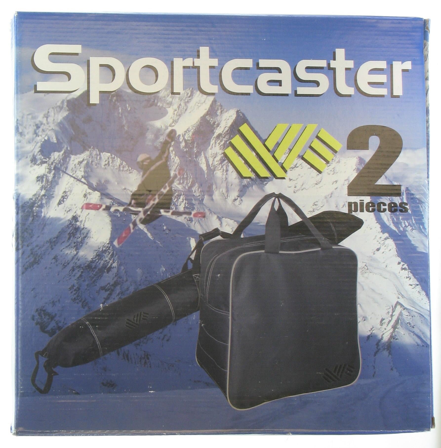 Sportcaster Single Ski Bag & Boot Bag Combo Black