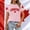 Pink, variant on Canada Shirt for Women Canada Day Shirt Long Sleeves Crew Neck Maple Leaf Flag Graphic Printed T shirt for Women (Red XL)