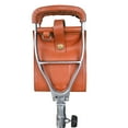 thumbnail image 5 of Adjustable Walking Stick Seat Outdoor Cane Seat Venator Portable Golf Seat Leather Shooting Seat Stick Tan Brown with Sling and Shoulder Carry Bag, 5 of 12