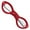 Red, variant on Stainless Steel Scissors, Anti-Rust Folding Scissors, Portable Mini Travel Scissors Foldable Pocket Scissors Badge Small Scissors,Glasses-Shaped Mini Shear for Home and Travel Use(Hot Pink)