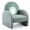 Green, variant on Ktaxon Kids Sofa with Wooden Frame, Teddy Velvet Toddler Accent Chair with Ombre Backrest, Curved Design for Playroom or Bedroom Red