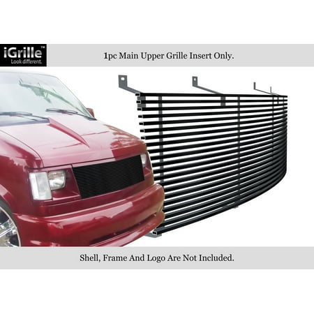 Black Vines - Fits 85-94 Chevy Astro Van/ GMC Safari Van Black Stainless Steel Billet Grille #C85103J