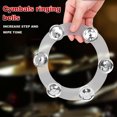 thumbnail image 4 of DQrwqpou 6 Uds. Anillo Ching Pandereta Campanas Con Jingle Accesorios para Instrumentos Percusión, 4 of 9