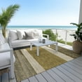 thumbnail image 6 of Addison Rugs Chantille Indoor/Outdoor Transitional Stripes Coffee Washable Rectangle Rug, 8' x 10', 6 of 6