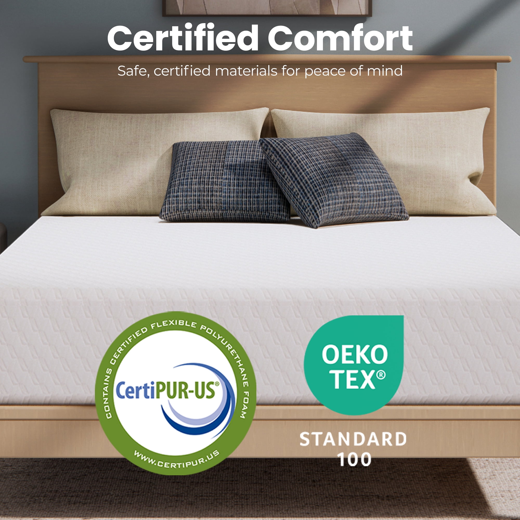 CELTOSS 8 Twin Memory Foam Mattress, Medium Firm, Pressure Relief, Mattress in a Box