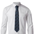 thumbnail image 3 of Men's Ties, blue sports car Satin Ties for Men, Mens Formal Neck Ties for Business Weeding Gift, 3 of 5