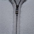 thumbnail image 4 of Polo de punto acanalado de calidad de marca para hombre, Polo transpirable y fresco con textura con cremallera, manga corta, novedad de verano de 2024, 4 of 5