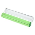 thumbnail image 1 of Unique Bargains Crystal Ping Pong Rubber Roller Table Tennis Racket Roll Stick Bar, Clear/Green 2 Pack, 1 of 5