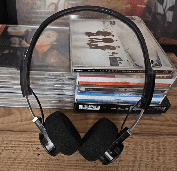 Wooden Cup Retro Bluetooth Headphones with LDAC & Bluetooth 6.0, Gaming Over-Ear Headphones with Custom-Tuned Esports Sound