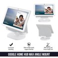 thumbnail image 2 of Wasserstein Adjustable Stand for Google Nest Hub Max - Made for Google Nest (Chalk)<br>, 2 of 7