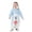Light blue, variant on Baby Girl Outfits Wearable Blanket Sleep Sack Animal Cartoon Print Long Sleeve Sleeping Bag for Girls Jumpsuit