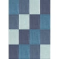 thumbnail image 1 of Ahgly Company Machine Washable Indoor Rectangle Transitional Blue Jay Blue Area Rugs, 8' x 12', 1 of 7