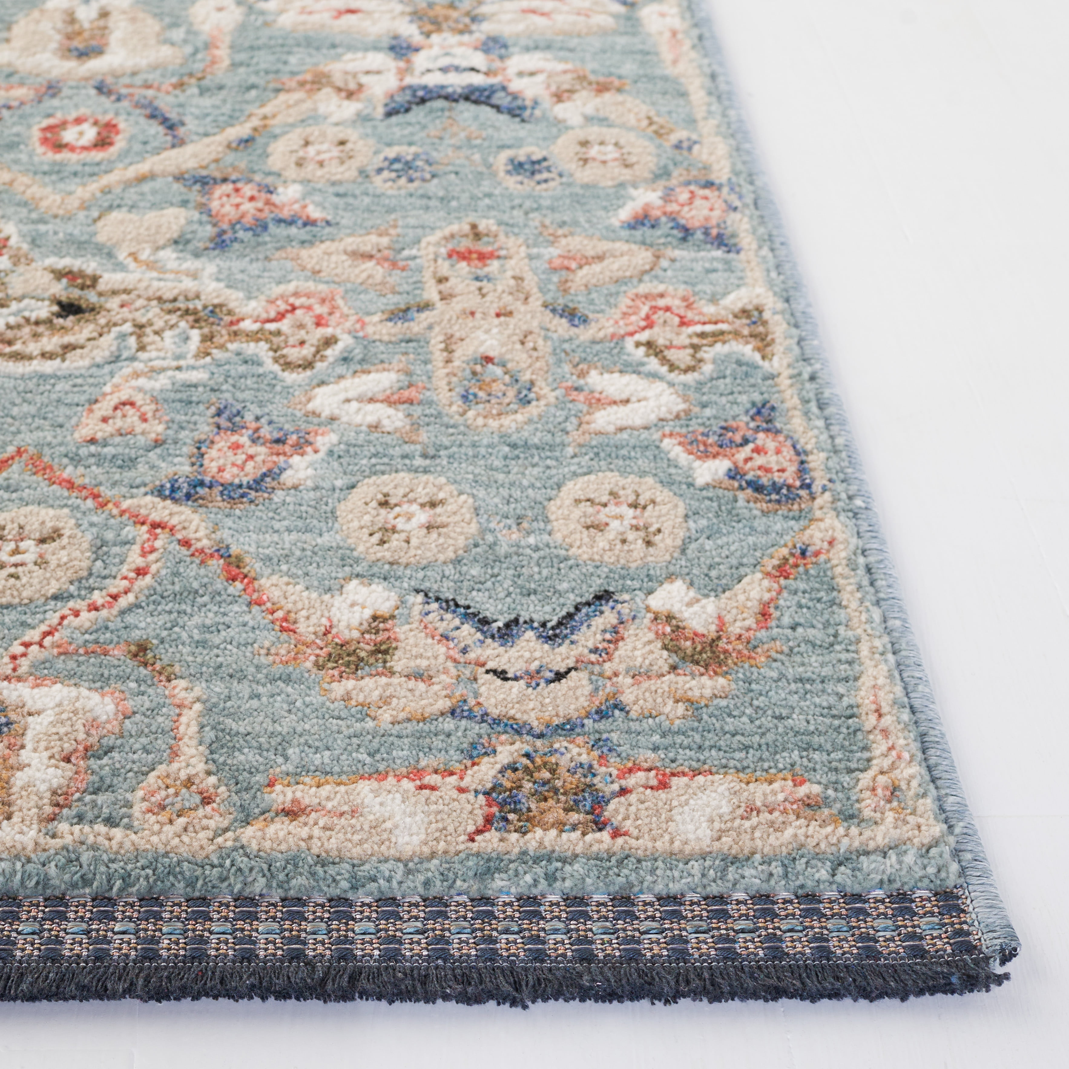SAFAVIEH Vivaldi Petrina Abstract Area Rug, Navy/Rust, 8' x 10'