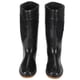 thumbnail image 2 of 1 par de botas de lluvia impermeables antideslizantes para jardinería, granjas, ganado, cría, color negro 43, 2 of 10
