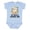 AE-Light Blue, variant on Cute Kawaii Sloth My Abuela Loves Me Boys or Girls Baby Bodysuit