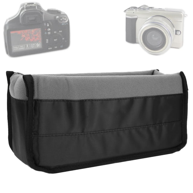 Outer Layer Adopts Waterproof Nylon Durable Inner Layer Adopts Soft Velvet Camera Insert Bag Camera Partition Bag For Dslr Camera And Lens