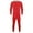 N26-Red, variant on 2 Pack Mens Thermal Underwear Set Autumn Winter Lined Long Johns Thermal Underwear For Men Long Sleeve Base Layer Shirt Pants Outfit Comfortable Athletic Suits